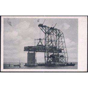 Verdens Største Flydekran lægger Brofag paa Storstrømsbroen - Fr. Thunes 70379