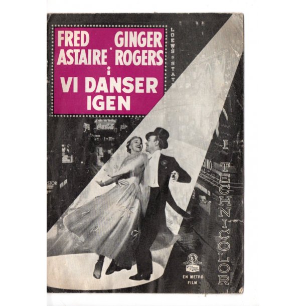 Vi Danser Igen - Fred Astaire & Ginger Rogers - A5 - Slidt !