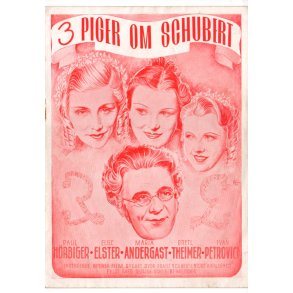 3 Piger om Schubert - A5 - Pæn