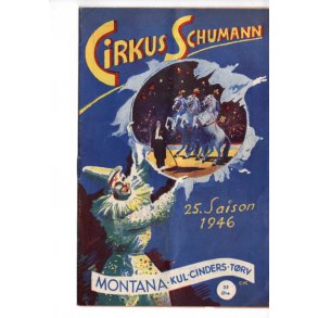 Cirkus Schumann - 1946. - A5 - Foldet