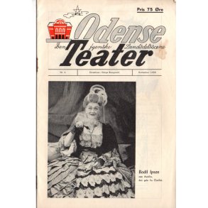 Odense Teater - November 1956 - A5 - Plet p&aring; forside!