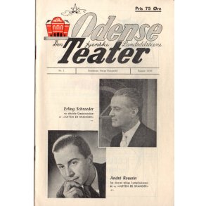 Odense Teater - August 1956 - A5 - P&aelig;n !