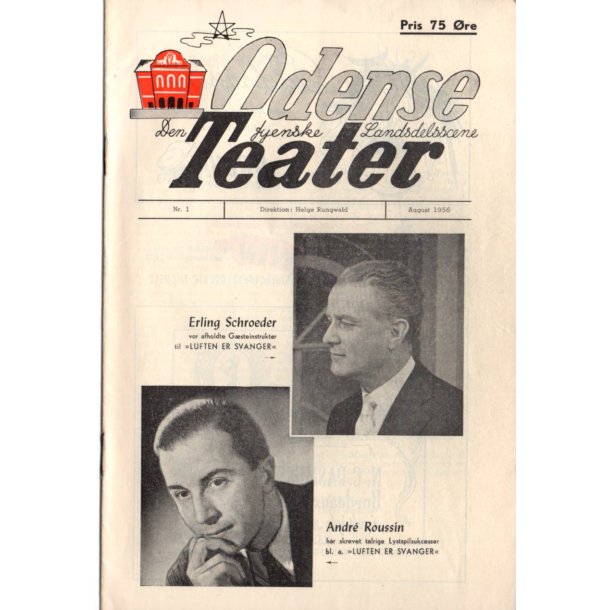 Odense Teater - August 1956 - A5 - P&aelig;n !