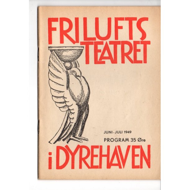 Frilufts Teateret - i Dyrehaven 1949 - A5 - P&aelig;n !