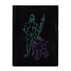 Riddersalen 1954 -55 - Ca. A6 - P&aelig;n !