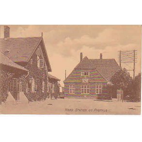 Hng Station og Posthus I.H. u/n