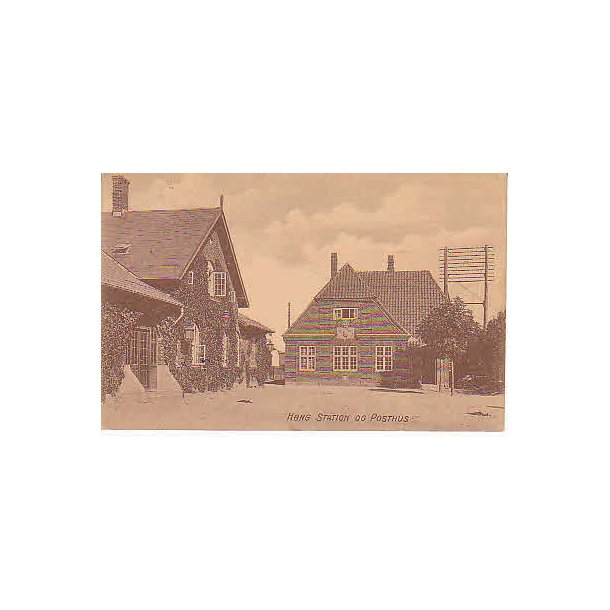 Hng Station og Posthus I.H. u/n
