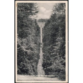 Vejle - Midtvejen med Bjergtrappen til Munkebjerg Badehotel - H.B. 74866