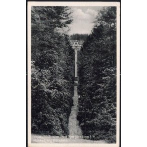 Vejle - Midtvejen med Bjergtrappen til Munkebjerg Badehotel - H.B. 74866