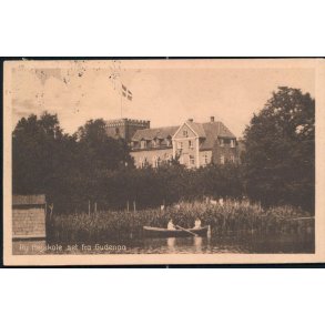 Ry H&oslash;jskole set fra Gudenaa - K. Baunsgaard 60099