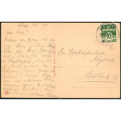 Ry H&oslash;jskole set fra Gudenaa - K. Baunsgaard 60099