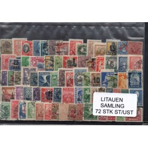 Litauen Samling - 72 Stk. Stemplet / Ustemplet