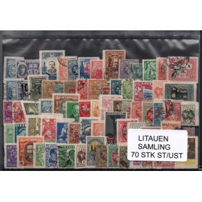 Litauen Samling - 70 Stk. Stemplet / Ustemplet