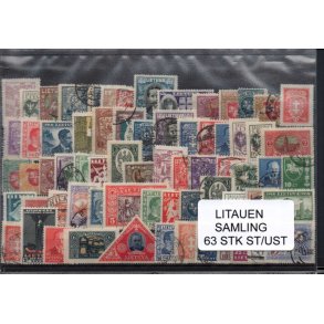 Litauen Samling - 63 Stk. Stemplet / Ustemplet