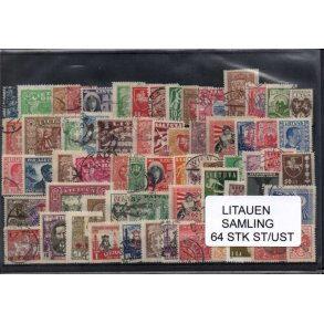 Litauen Samling - 64 Stk. Stemplet / Ustemplet