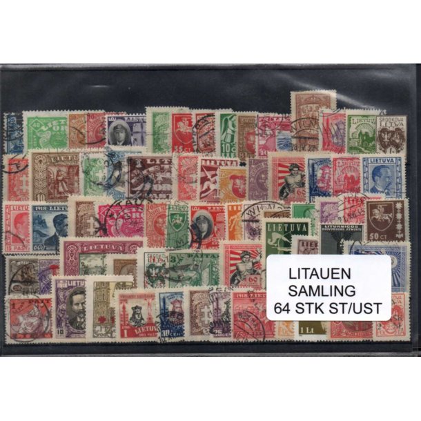 Litauen Samling - 64 Stk. Stemplet / Ustemplet