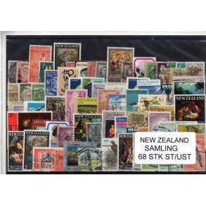New Zealand Samling - 68 Stk. Stemplet/ Ustemplet