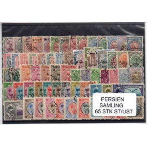 Persien Samling - 65 Stk. Stemplet/Ustemplet