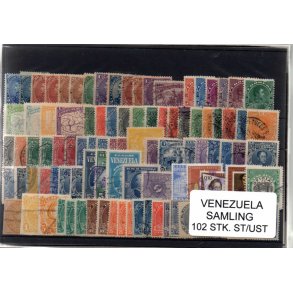 Venezuela Samling- 102 Stk. Stemplet/Ustemplet