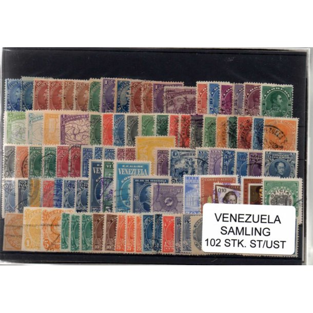 Venezuela Samling- 102 Stk. Stemplet/Ustemplet