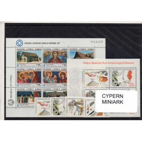 Cypern Miniark - Postfrisk