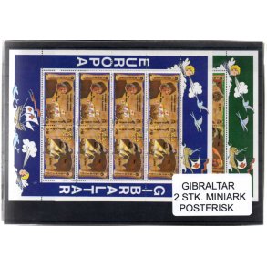 Gibraltar - Europa 92 - 2 Miniark - Postfrisk