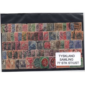 Tyskland Samling - 77 Stk. Stemplet/Ustemplet