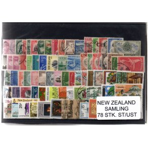 New Zealand Samling - 78 Stk. Stemplet/ Ustemplet