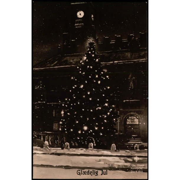 Raadhuspladsen - Gldelig Jul - Chr. Olsen 200