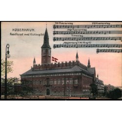 Kbenhavn - Raadhuset med Klokkespil - Stender 19729