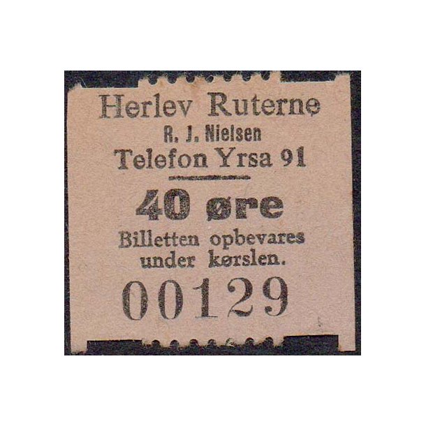 Herlev Ruterne - 40 &Oslash;re