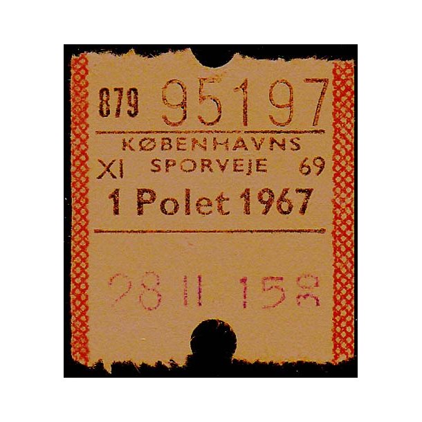 Kbenhavns Sporveje - 1 Polet 1967