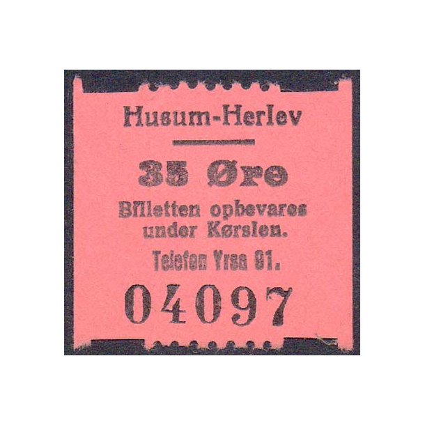 Husum - Herlev - 35 &Oslash;re