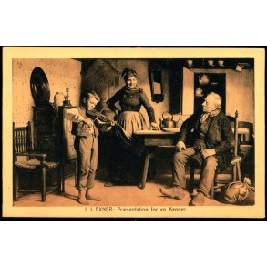 J.J. Exner : Pr�sentation for en Kender - J.N.Hansen 21423