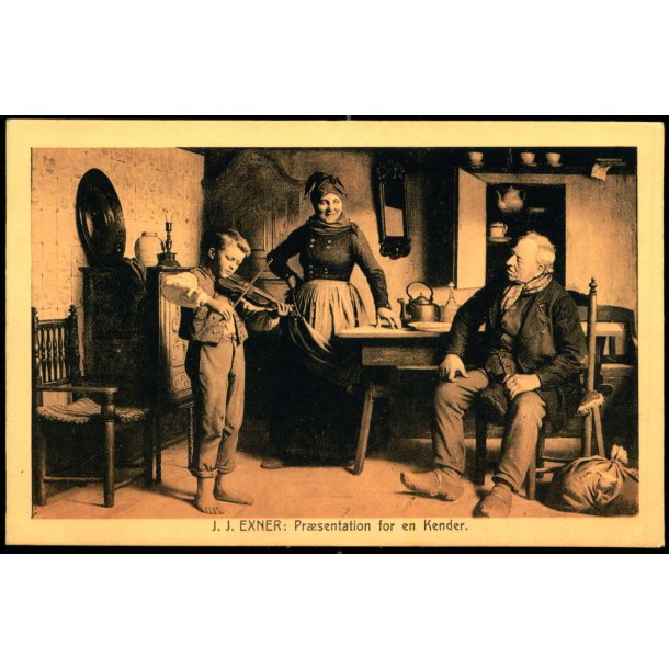 J.J. Exner : Pr�sentation for en Kender - J.N.Hansen 21423