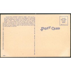 New Municipal Airport - Omaha - Nebr. - Distributing 73058