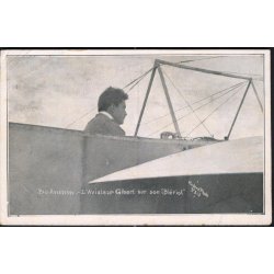 Pau-Aviation - L'Aviateur Gibert sur son Bleriot u/n
