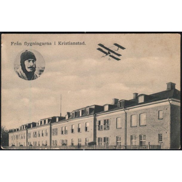 Fr&aring;n flyvningerna i Kristianstad - u/n