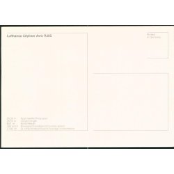 Lufthansa Cityliner Avro RJ85 - u/n