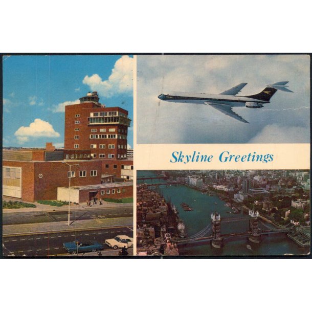 Skyline Greetings - B.O.A.C. VC 10 Jetliner - P.G. 558
