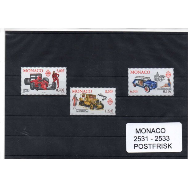 Monaco - Afa 2531 -33 - Postfrisk