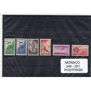 Monaco - Afa 246-51 - Postfrisk