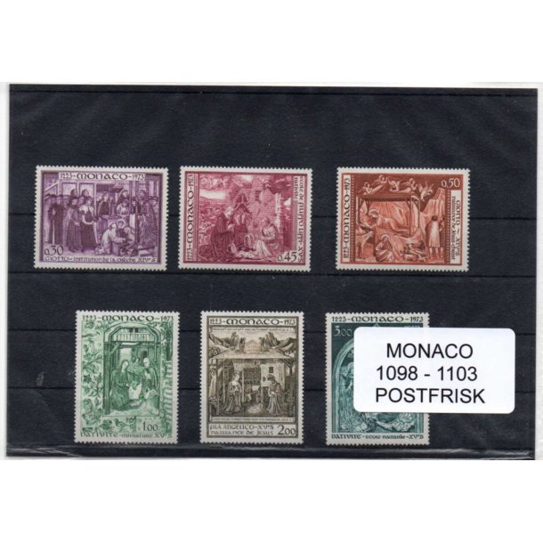 Monaco - Afa 1098 -1103 - Postfrisk