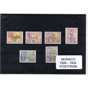 Monaco - Afa 1899 - 1904 - Postfrisk