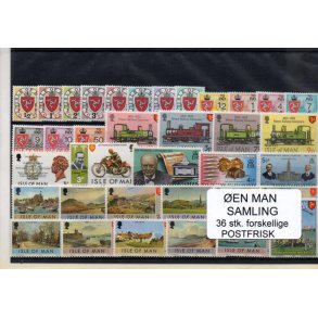 �en Man Samling - 36 Stk. Postfrisk