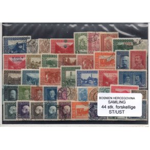 Bosnien Herzegowena Samling - 44 Stk Stemplet/Ustemplet