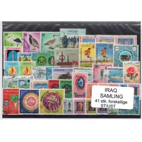 Irak Samling - 41 Stk. Stemplet/Ustemplet