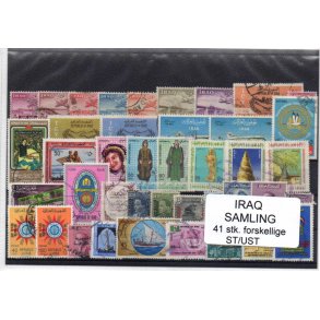 Irak Samling - 41 Stk. Stemplet/Ustemplet