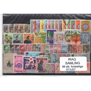 Irak Samling - 66 Stk. Stemplet/Ustemplet