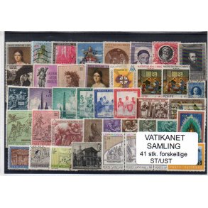 Vatikanet Samling - 41 Stk. Stemplet/Ustemplet